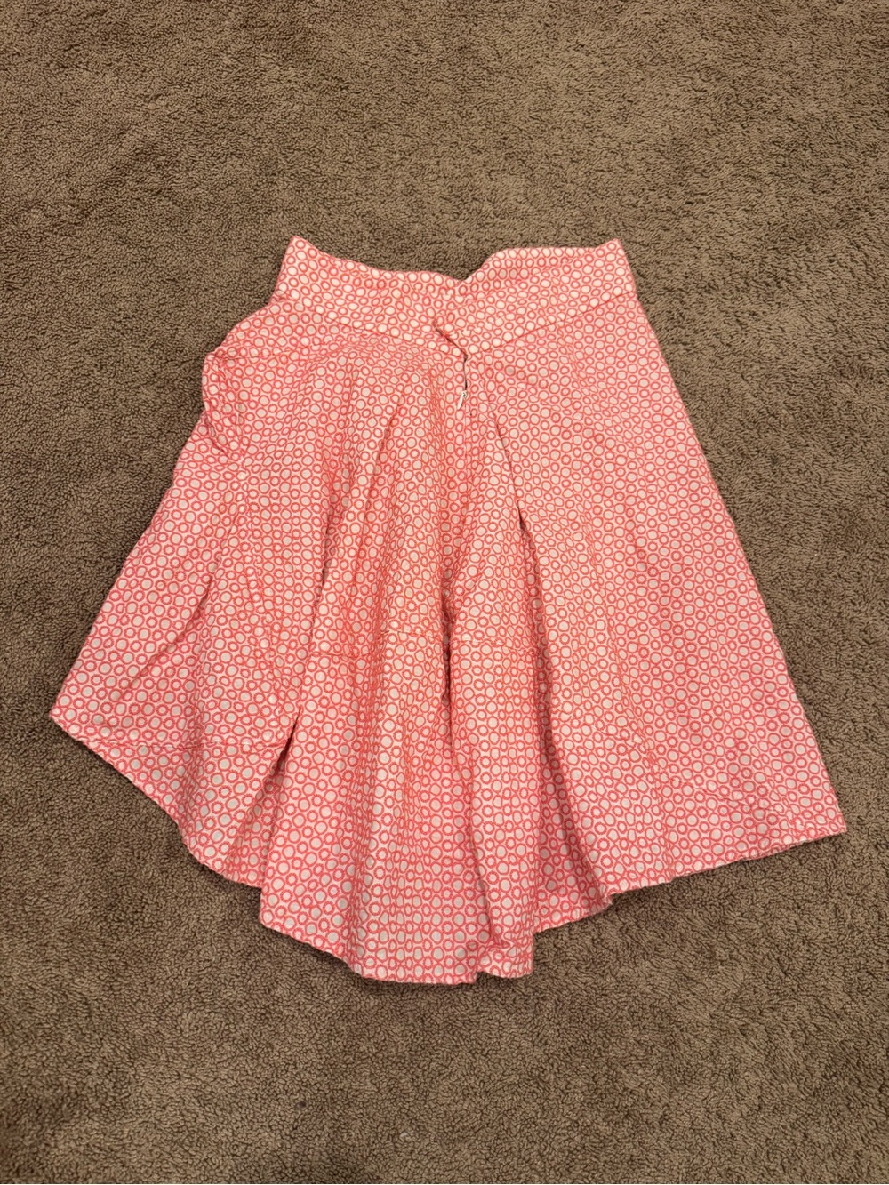 Marni Italian Crafted Geometric Asymmetrical Circle Skirt